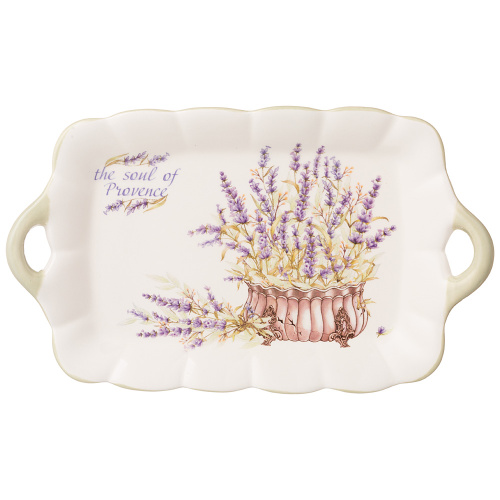 AGNESS Душа прованса блюдо 23,5*14*2,5см 358-2036