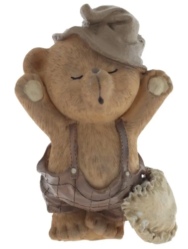 Фигурка декоративная медвежонок 9,5*6,5*14см 815871