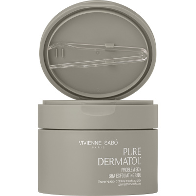 VIVIENNE SABO пилинг-диски c салициловой кислотой д/проблемной кожи pure dermatol 300мл