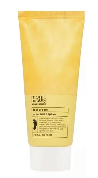 MONIC BEAUTY Skin Code крем для ног мочевина и папайя 100мл