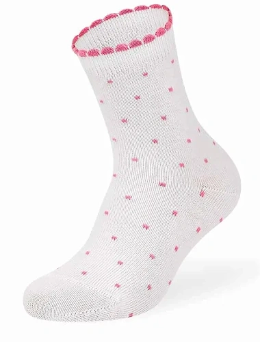 OMSA носки детские в горошек 22P31 bianco р.19-22
