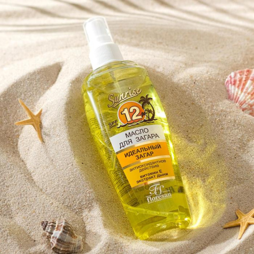 ФЛОРЕСАН масло д/загара янтарная дыня увлажняющий 135мл Ф-116