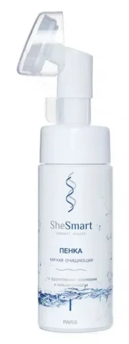 SHESMART пенка д/лица мягкая очищающая с фруктовыми энзимами и ниацинамидом 200мл