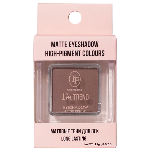 TRIUMPH тени д/век одинарные eyeshadow intense colour I'm trend matte, тон 02