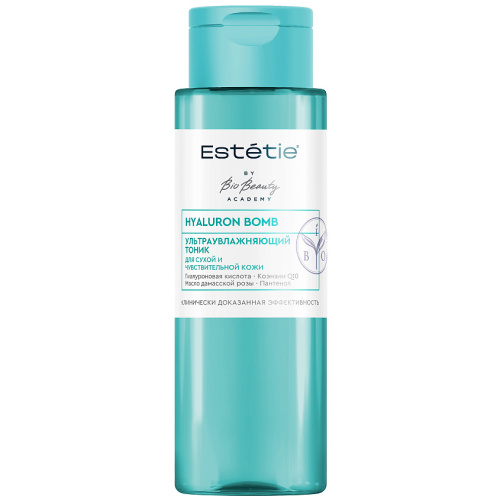 ESTETIE тоник д/лица ультраувлажняющий hualuron bomb 180мл