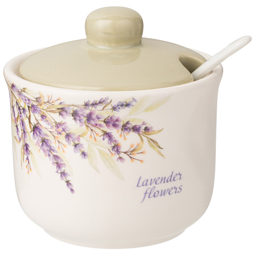 AGNESS Душа прованса сахарница с ложкой 300мл 358-2057