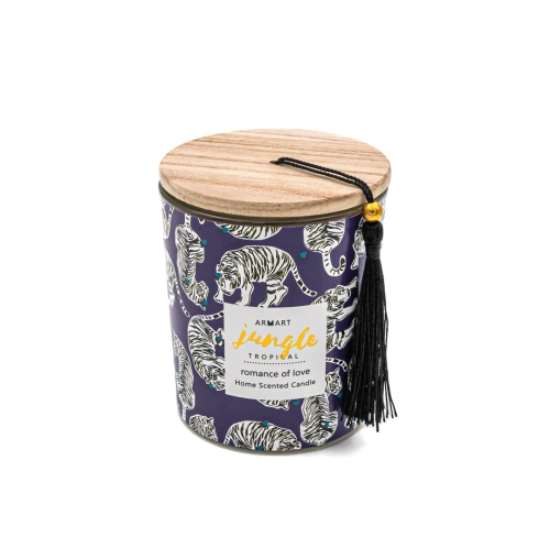 Свеча ароматическая в стакане с крышкой 10см арт.ED0291