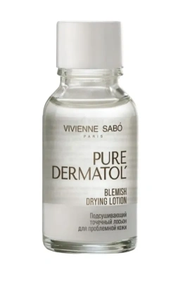 VIVIENNE SABO лосьон подсушивающий точечный д/проблемной кожи pure dermatol 15мл