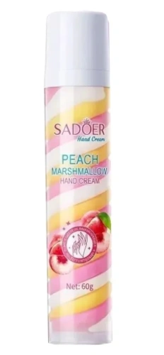 SADOER крем д/рук трехцветный персик 60г