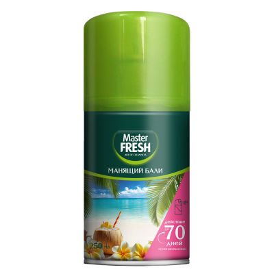 MASTER FRESH освежитель воздуха манящий Бали см. баллон 250мл