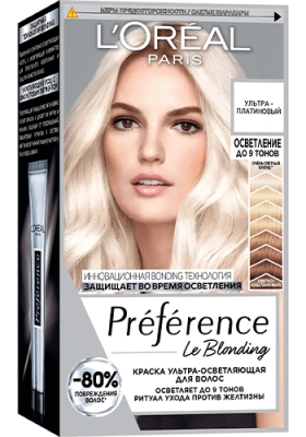 LOREAL PREFERENCE краска д/волос т.9L ultra platinum