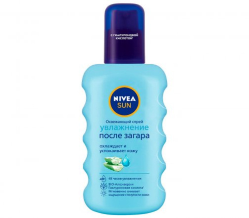 NIVEA Sun спрей после загара освежающий увлажнение с гиалуроном 200мл