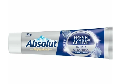 ABSOLUT Professional паста зубная fresh active антибактериальная 110г