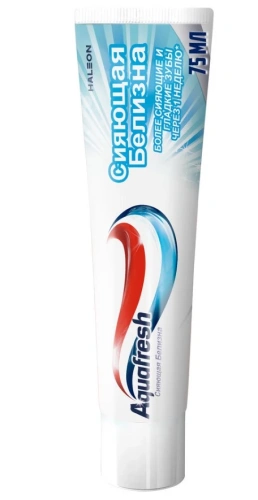 AQUAFRESH паста зубная сияющая белизна 75мл