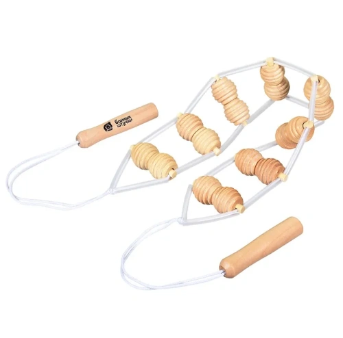 БАННЫЕ ШТУЧКИ массажер деревянный ленточный д/спины