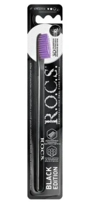 ROCS Black Edition Classic щетка зубная взрослая средняя