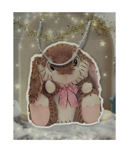 Пакет подарочный 26*32*10см Зайка коллаж ED0348