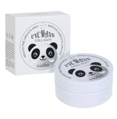 SADOER патчи гидрогелевые д/кожи вокруг глаз коллаген 60шт 80г