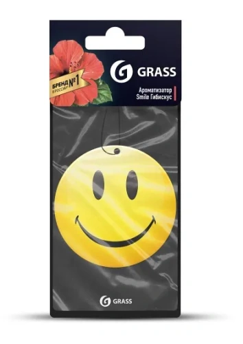 GRASS ароматизатор картон смаил гибискус
