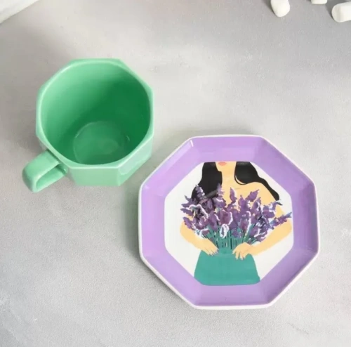 Чайная пара лаванда 200мл 7603366