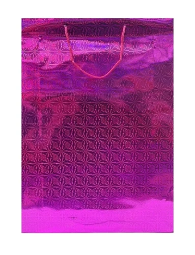 Пакет подарочный голография 32*44*10см EJ25296