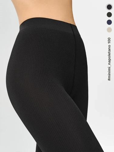 MINIMI колготки женские napoletano 100 лапша nero р.4