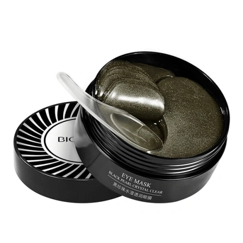 BIOAQUA патчи д/кожи вокруг глаз с экстрактом черного жемчуга 60шт 80г