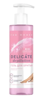 DELICATE DEPILATION Bio Cosmetolog Professional гель д/бритья 190мл