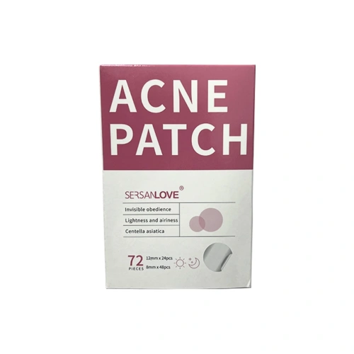 SERSANLOVE патчи от акне с экстрактом центеллы азиатской, 12мм*24шт, 8мм*48шт_