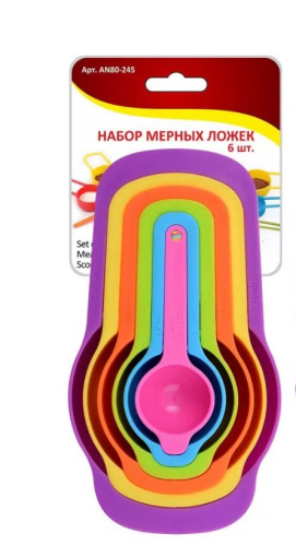 Набор ложек мерных 6шт 250мл AN80-245
