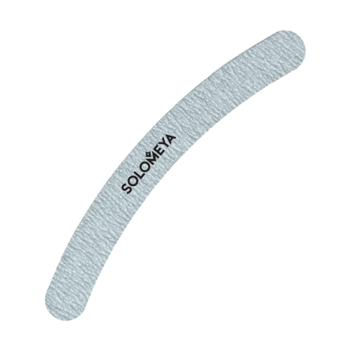 SOLOMEYA пилка д/ногтей бумеранг 180/240 curved white file ref. 260906