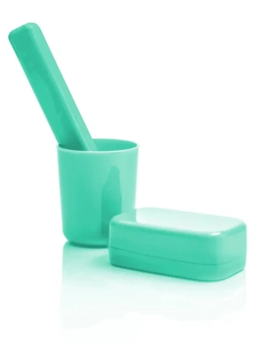 Дорожный набор: мыльница, футляр д/зуб.щетки, стакан 4319500/17_