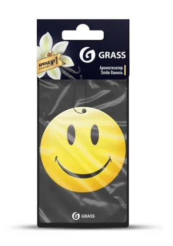GRASS ароматизатор картон смаил ваниль