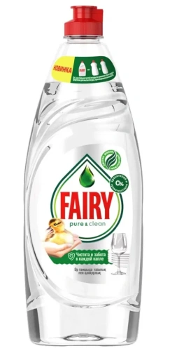 FAIRY средство д/мытья посуды pure&clean 650мл
