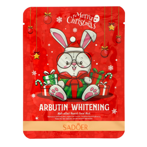 SADOER маска д/лица тканевая с арбутином 25г НГ ED25032805
