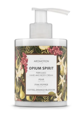 AROMOTION крем д/рук и тела opium spirit парфюмированный 300мл