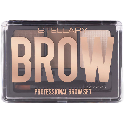 STELLARY набор д/бровей professional brow set т.01