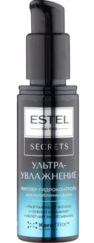 ESTEL Secrets филлер-гидроконтроль д/ослабленных волос ультраувлажнение 100мл