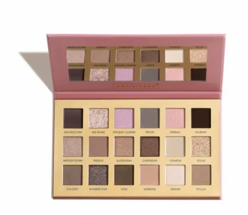 ART-VISAGE палетка теней д/век 18 тонов cool universe