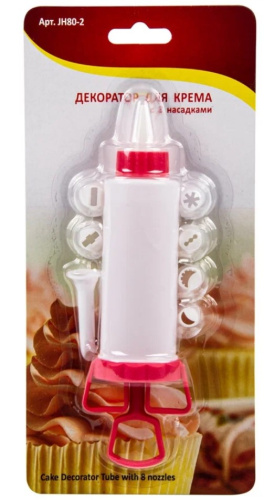 Декоратор д/крема с насадками 8шт JH80-2