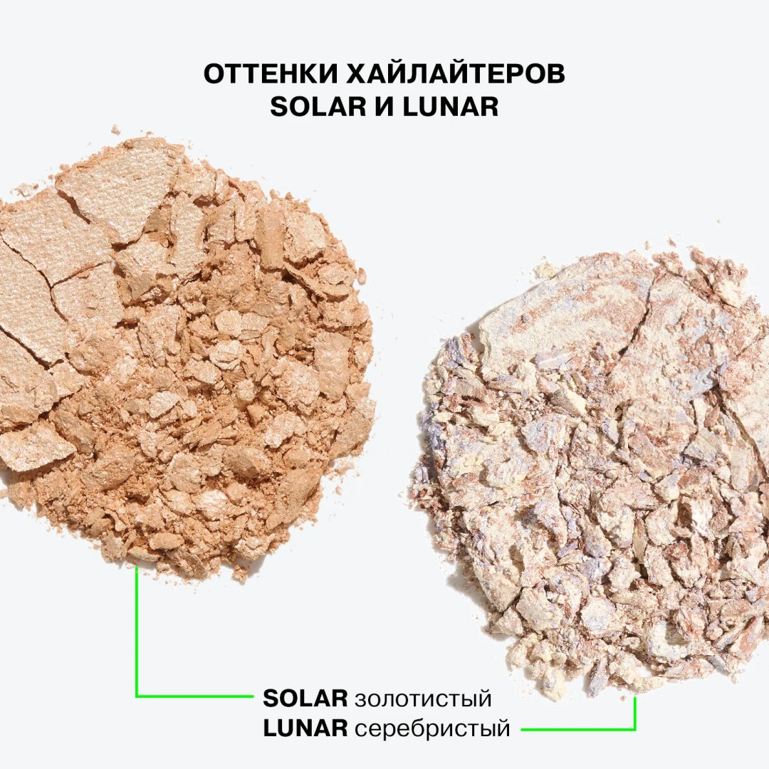 INFLUENCE BEAUTY хайлайтер solar с сияющими частицами