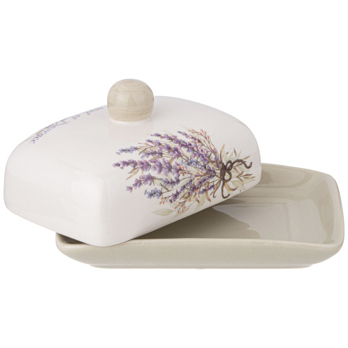 AGNESS Душа прованса масленка 17*12,5*9см 358-2071