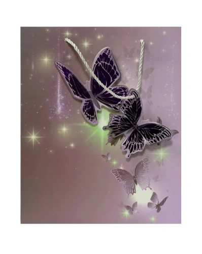 Пакет подарочный 26*32*10см Бабочки коллаж ED0333