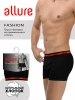 ALLURE трусы мужские боксеры ALR00010 черный/красный р.L