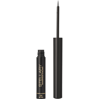 STELLARY подводка д/глаз водостойкая eyeliner black т.01