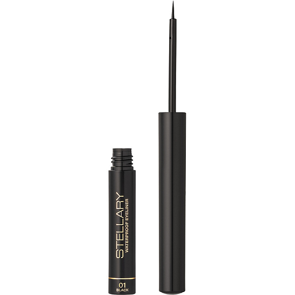 STELLARY подводка д/глаз водостойкая eyeliner black, тон 01