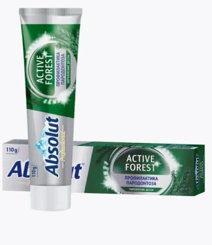 ABSOLUT Professional паста зубная active forest антибактериальная 110г