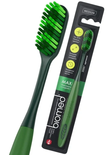BIOMED щетка зубная max medium