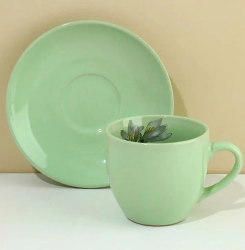 Чайная пара lemon flowers 200мл 9604646