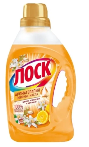 ЛОСК гель д/стирки арома цветущий апельсин 1460мл